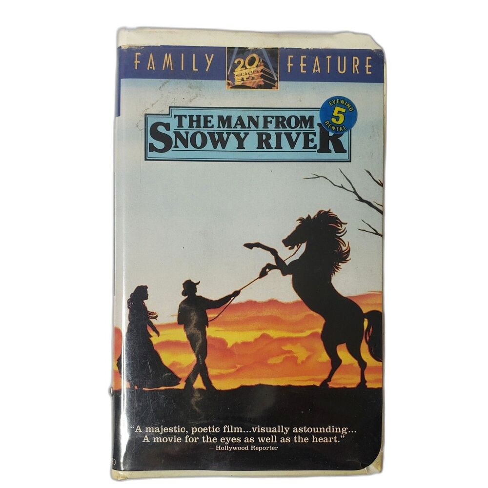 THE MAN FROM SNOWY RIVER Kirk Douglas VHS Video Tape Movie 1982